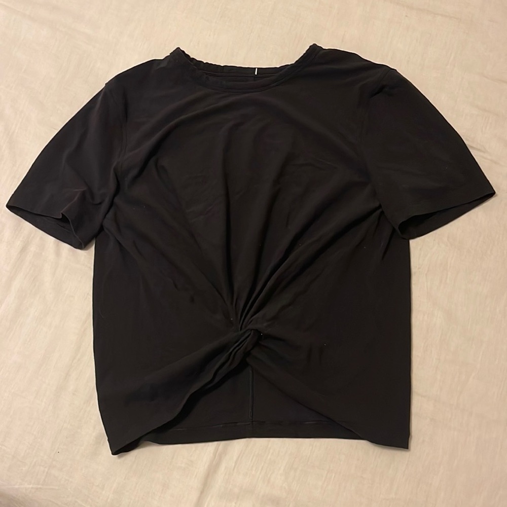 Lululemon Cropped Knot Front Tee 6